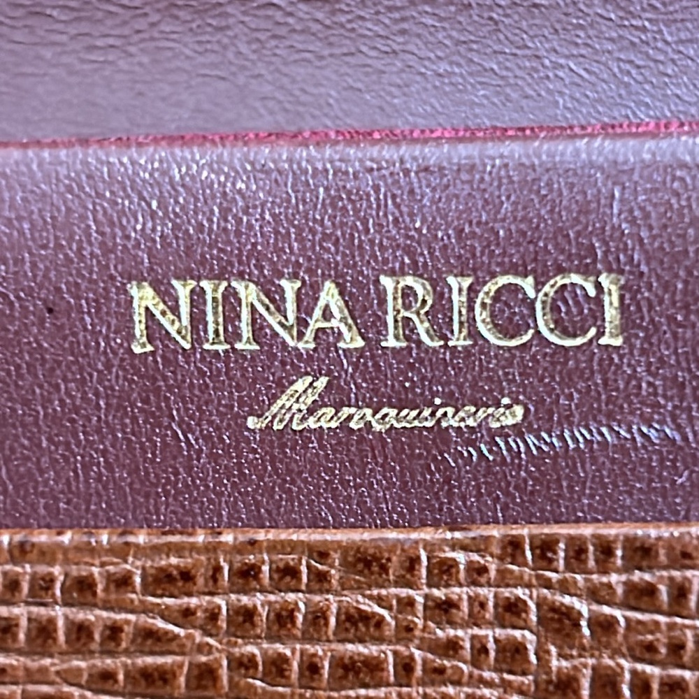 NINA RICCI Elegant Brown Wallet EUC - Picture 5 of 9